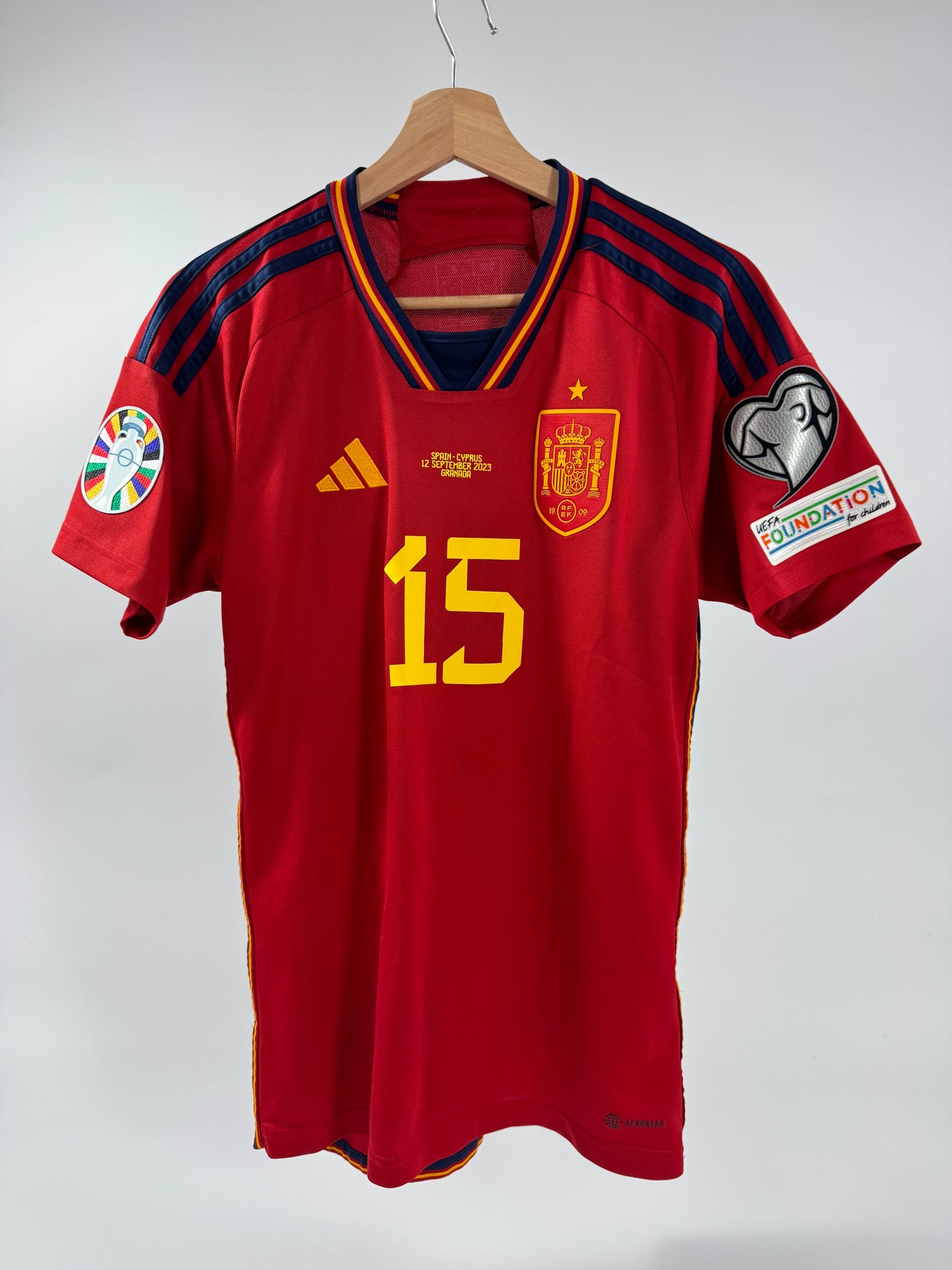 2022/23 ADIDAS SPAIN HOME JERSEY LAMINE YAMAL 15 (S)