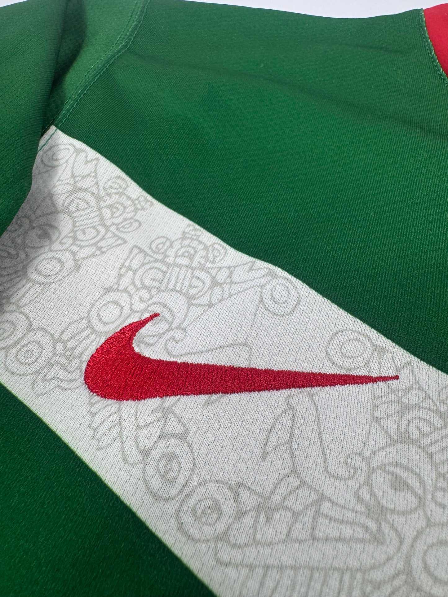 2006 NIKE PLAYER ISSUE MEXICO HOME JERSEY LONG SLEEVE
