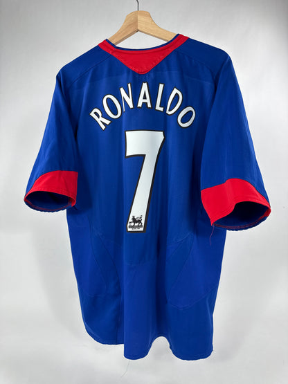 2006 NIKE T90 MANCHESTER UNITED 3RD JERSEY CR7-(XL)