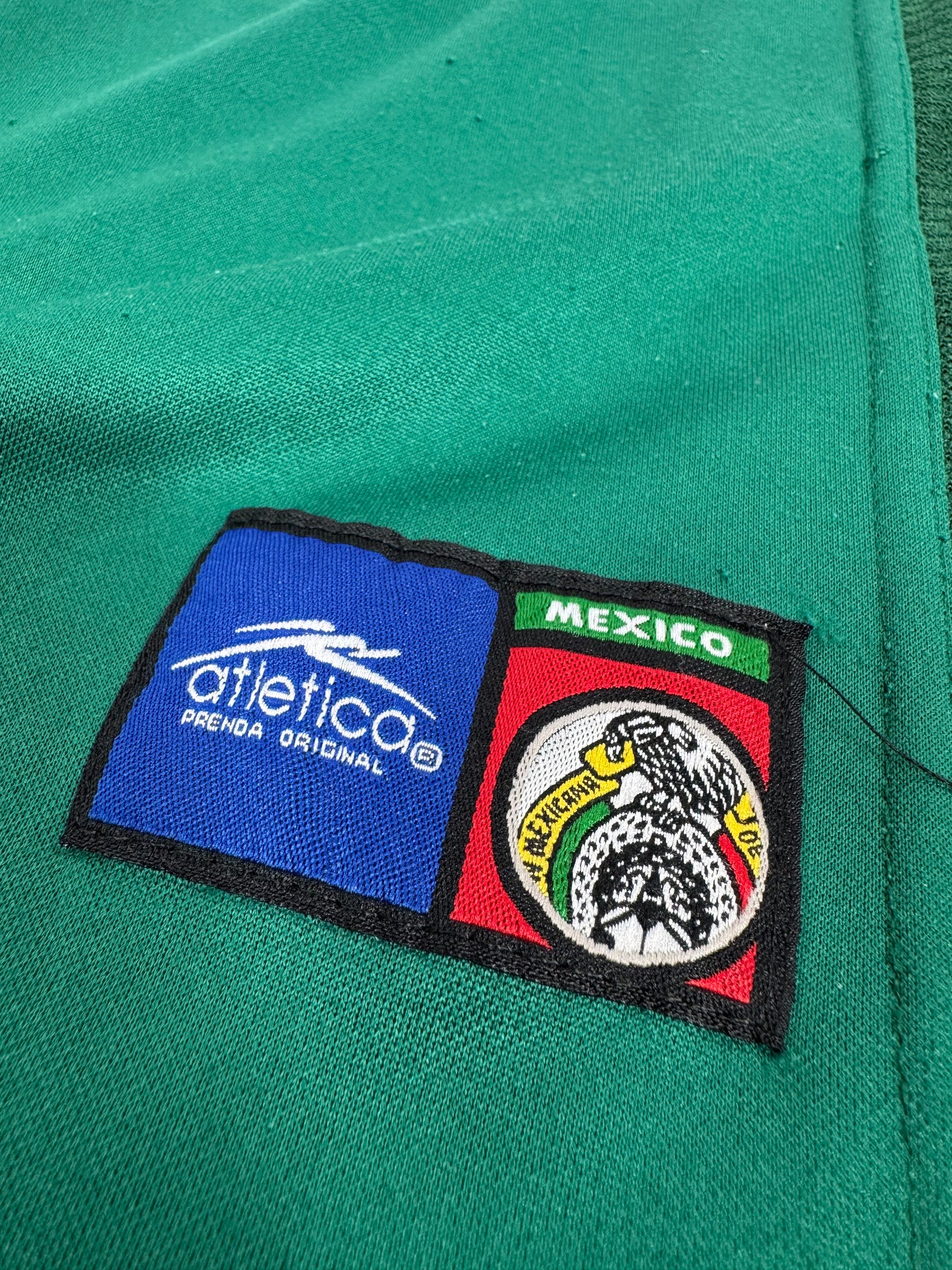 2002 ATLETICA MEXICO HOME JERSEY CUAUHTEMOC BLANCO 10 (XL)