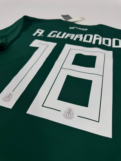 2018 ADIDAS MEXICO HOME JERSEY NEW WITH TAGS ANDRES GUARDADO 18 (XL)