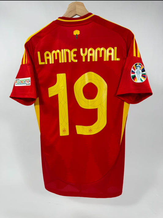 2024 ADIDAS SPAIN HOME JERSEY LAMINE YAMAL 19-(S) NEW WITH TAGS