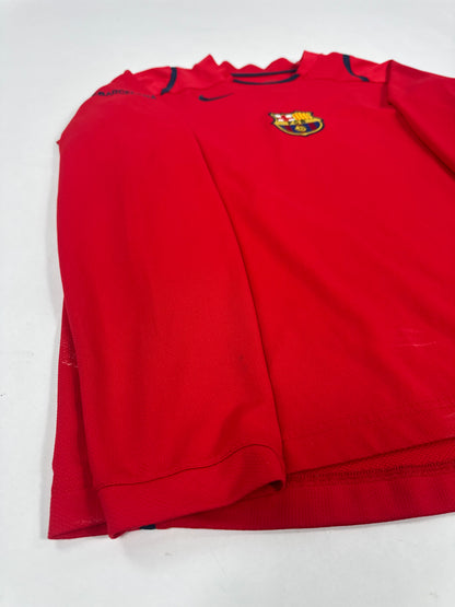 2006 NIKE FC BARCELONA TRAINING LONG SLEEVE-(XL)