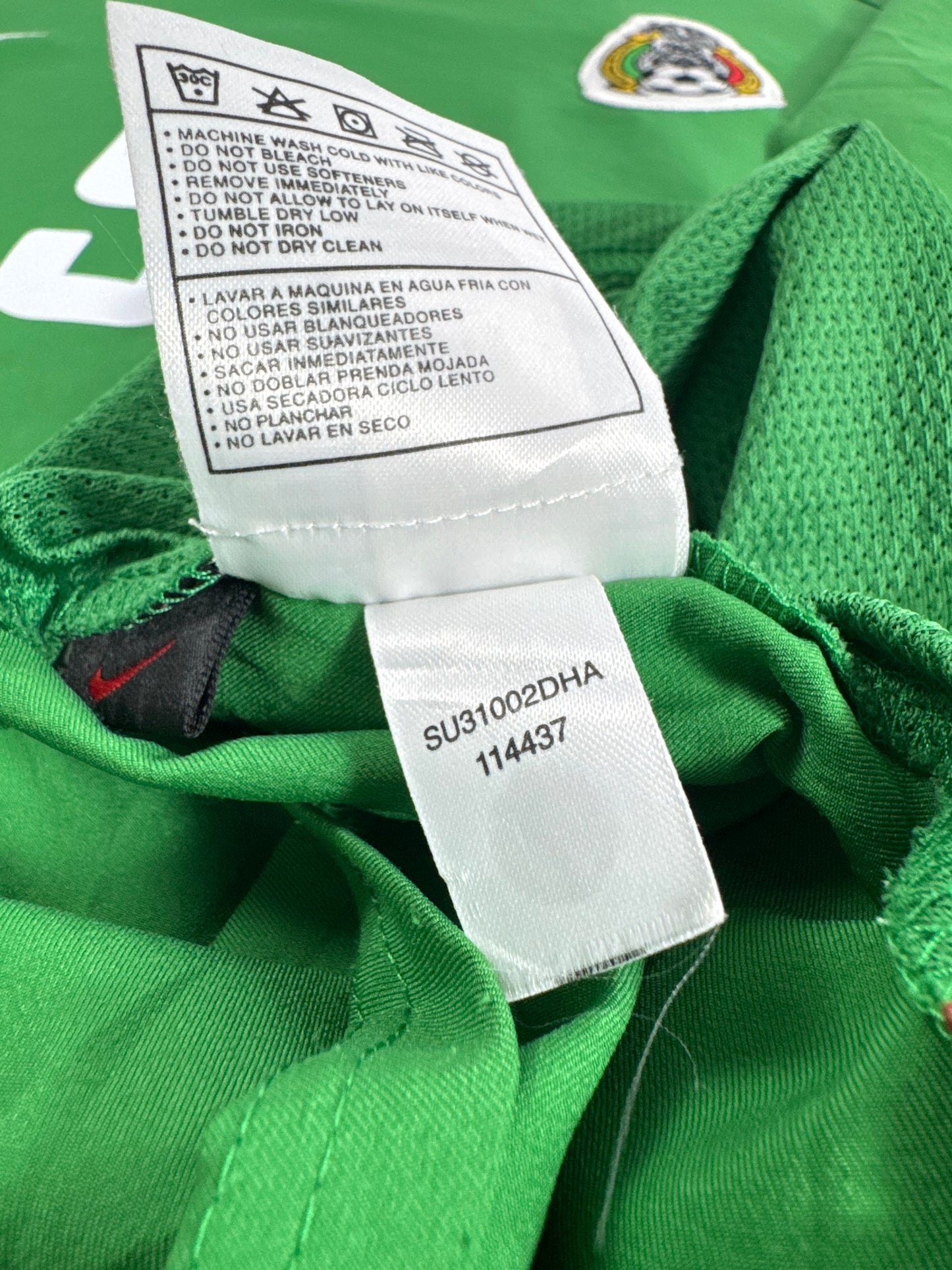 2003 NIKE MEXICO HOME JERSEY JARED BORGETTI 9 (XL)