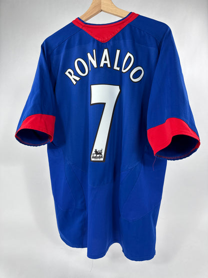 2006 NIKE T90 MANCHESTER UNITED 3RD JERSEY CR7-(XL)