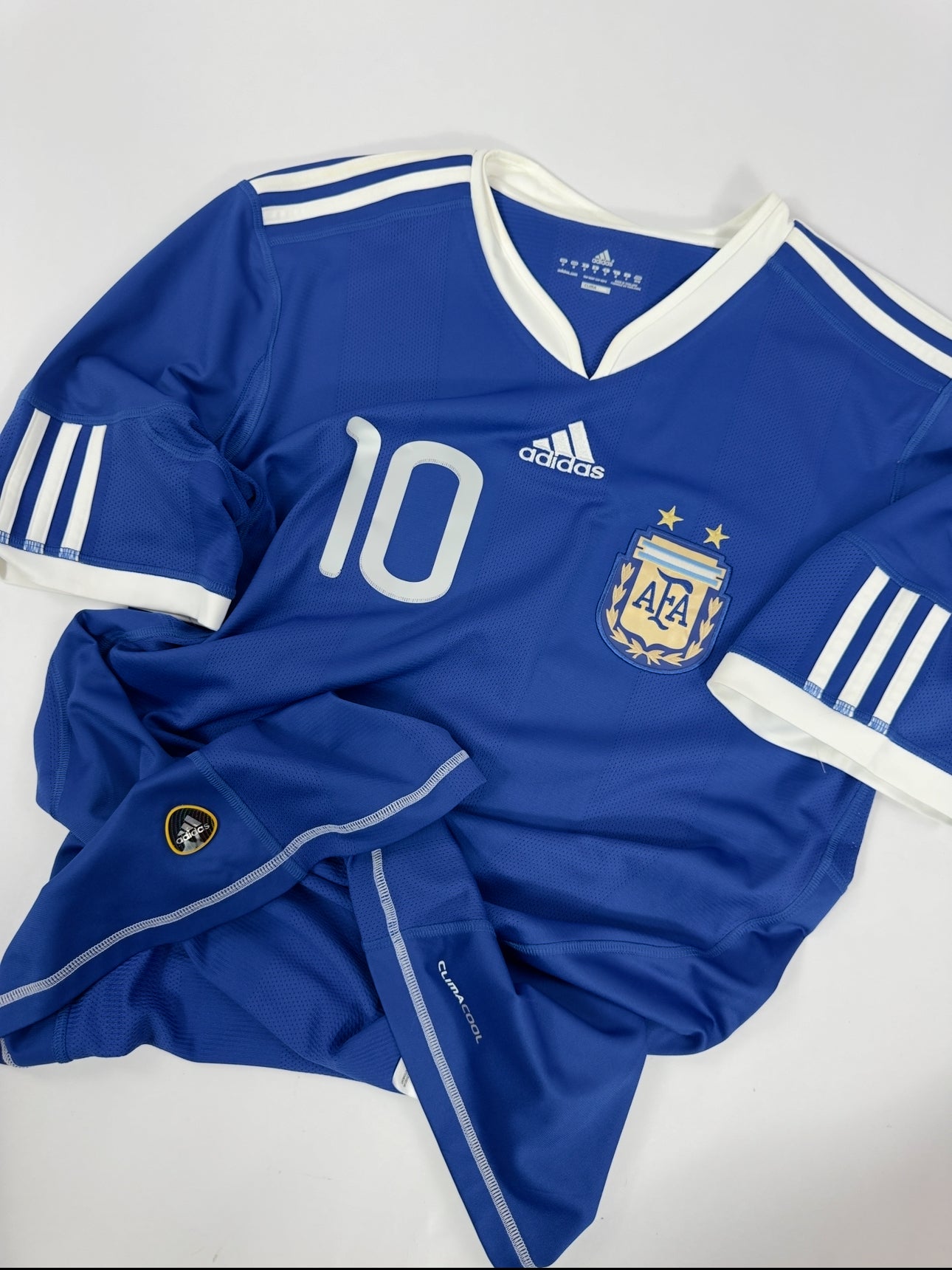 2010 ADIDAS ARGENTINA AWAY JERSEY MESSI 10-(M)
