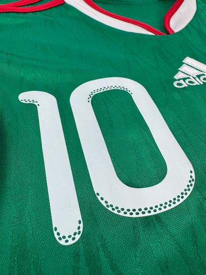 2010 ADIDAS MEXICO HOME JERSEY CUAUHTEMOC BLANCO 10-(M)