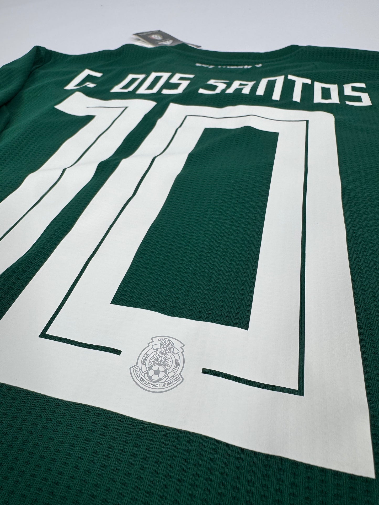 2018 ADIDAS MEXICO HOME JERSEY GIO DOS SANTOS 10 NEW WITH TAGS (L)  PLAYER VERSION