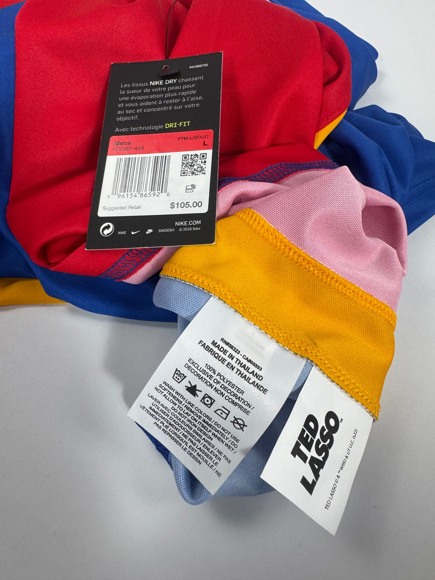 NIKE TED LASSO JERSEY TARTT 9 NEW WITH TAGS (L)