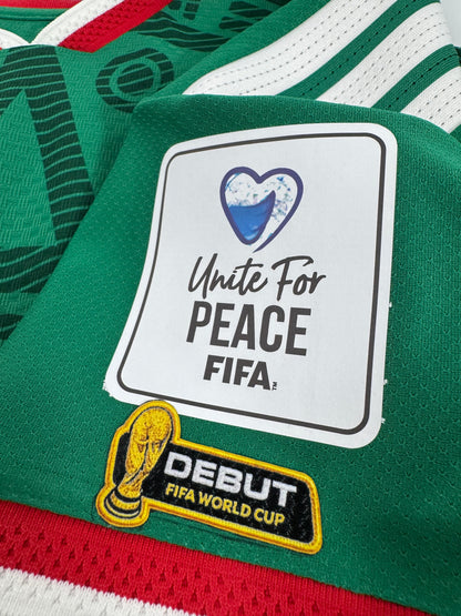 2026 ADIDAS MEXICO HOME JERSEY BRIAN GUTIERREZ 26 (XL) NEW WITH TAGS MEXICO VS SOUTH AFRICA DEBUT JERSEY