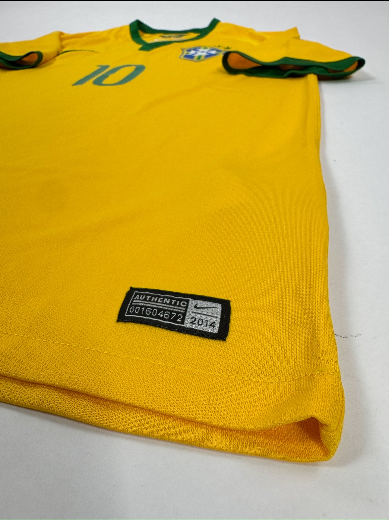 2014 NIKE BRAZIL HOME JERSEY NEYMAR JR 10-(M)