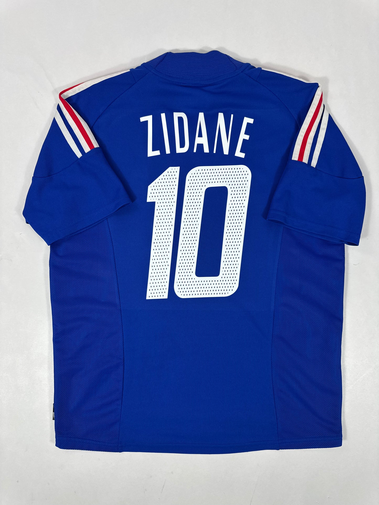 2002 ADIDAS FRANCE HOME JERSEY ZIDANE 10-(M)