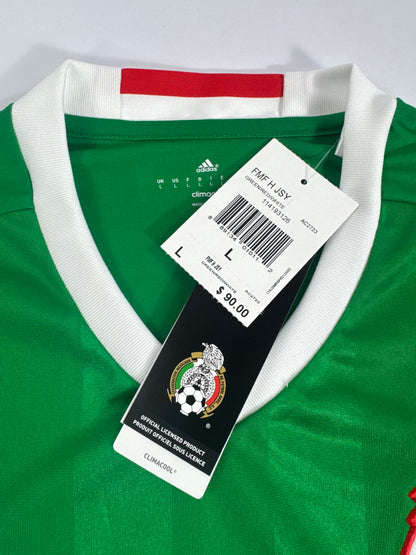2016/17 ADIDAS MEXICO HOME JERSEY NEW WITH TAGS CONFEDERATIONS CUP CARLOS VELA 11 (L)
