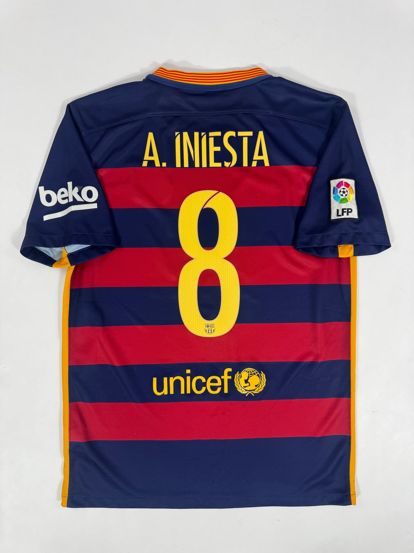 2015/16 FC BARCELONA HOME JERSEY INIESTA 8-(M)