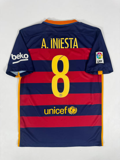 2015/16 FC BARCELONA HOME JERSEY INIESTA 8-(M)