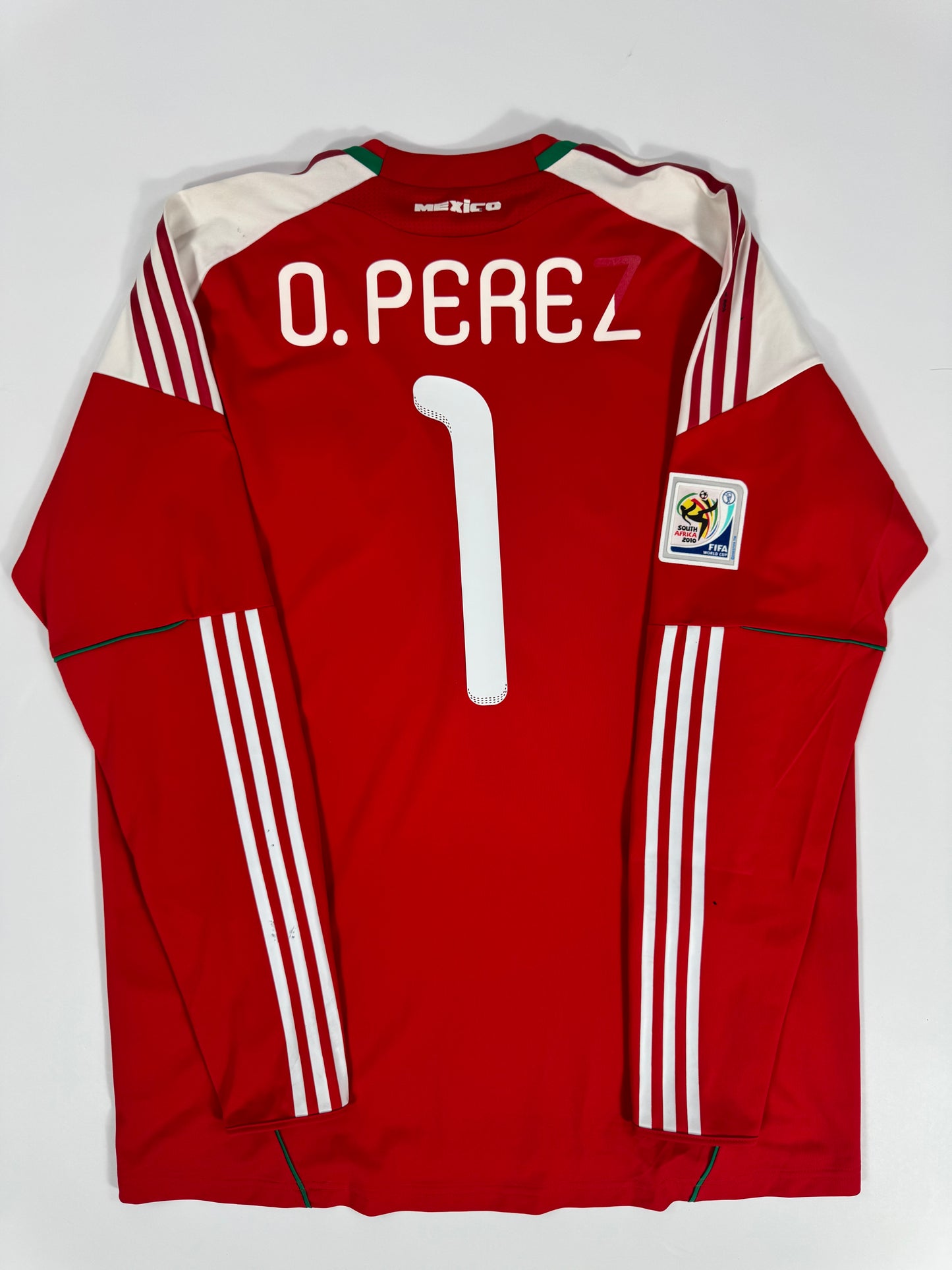 2010 ADIDAS FORMOTION MEXICO GK JERSEY CONEJO PEREZ 1 (L) PLAYER VERSION