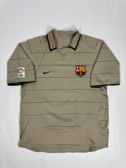 2003/04 NIKE FC BARCELONA AWAY JERSEY RONALDINHO 10 (L)