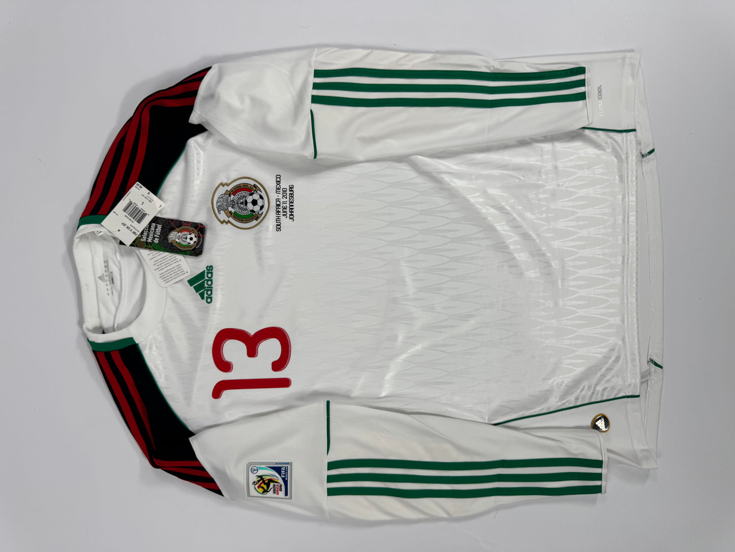 2010 ADIDAS MEXICO GK JERSEY GUILLERMO OCHOA 13 1 (L) NEW WITH TAGS