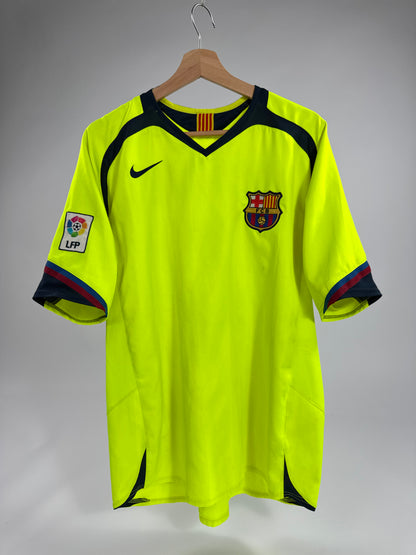 2005/06 NIKE T90 FC BARCELONA AWAY JERSEY RAF MARQUEZ 4 (L)