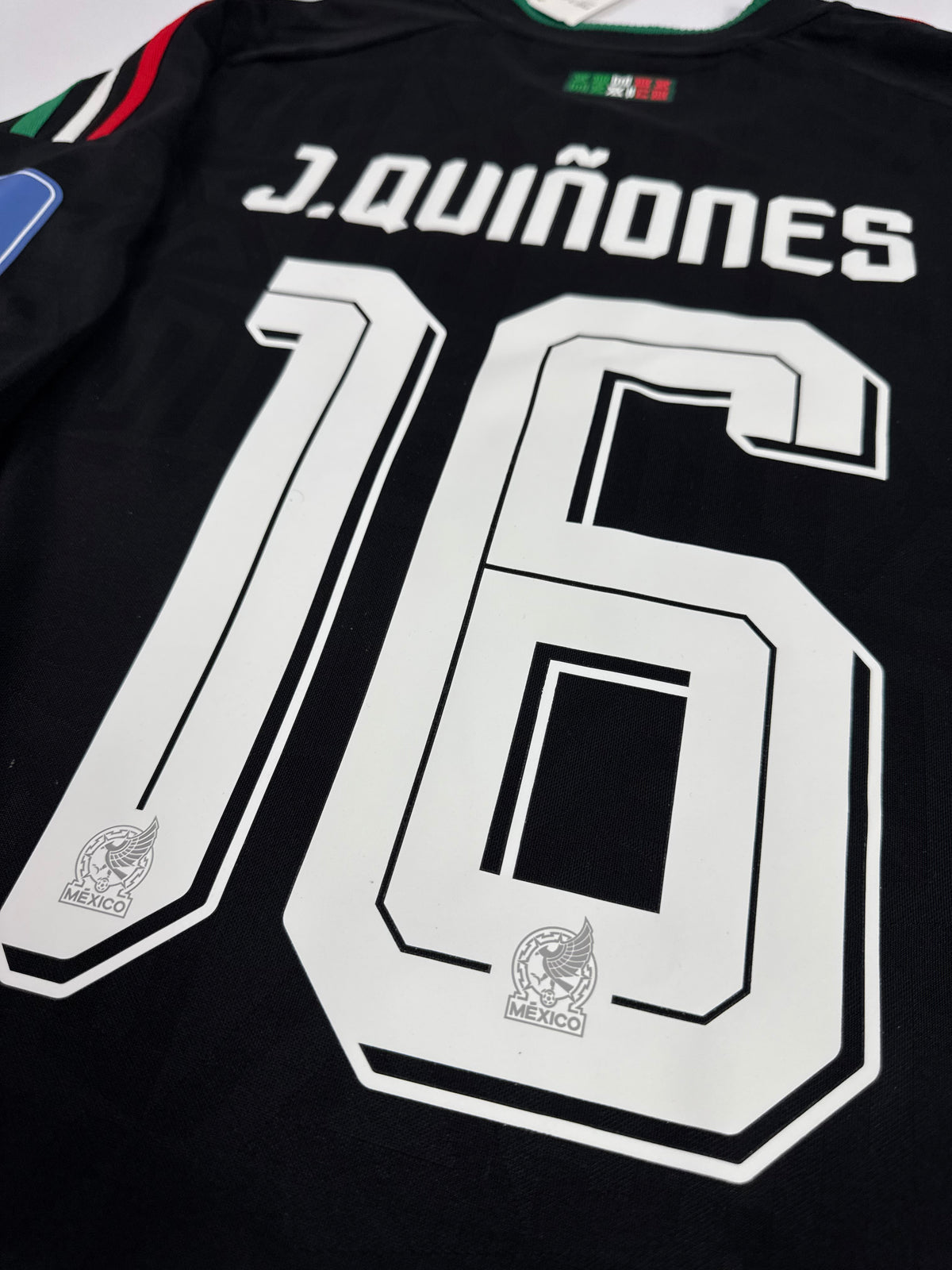 2026 ADIDAS MEXICO THIRD JERSEY AUTHENTIC PLAYER VERSION LONG SLEEVE Julián Quiñones 16 (L) NEW WITH TAGS