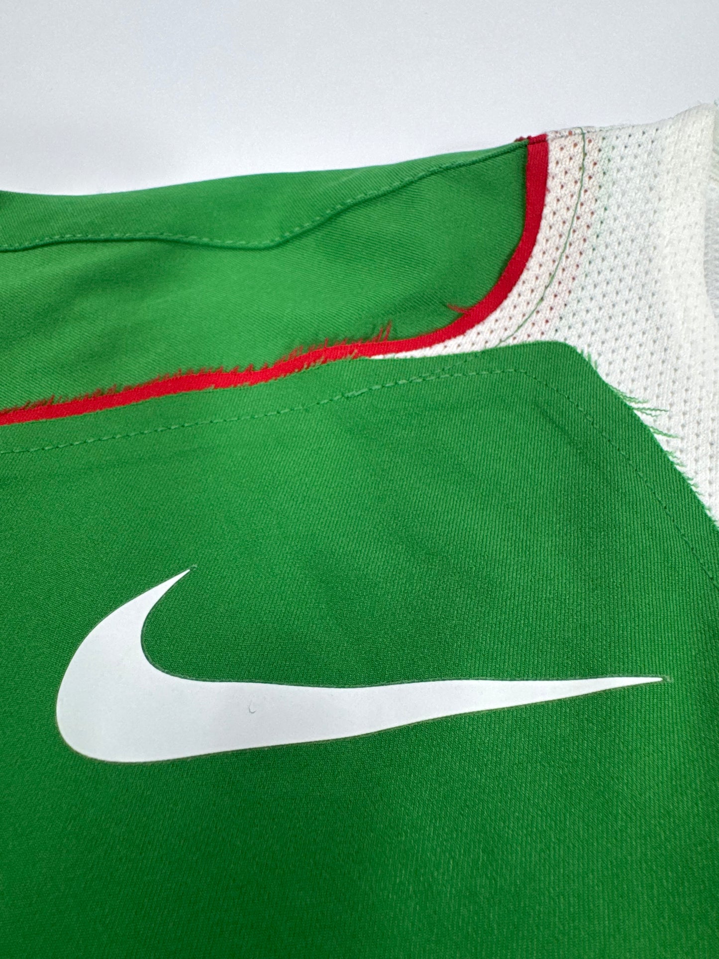 2004/05 NIKE T90 MEXICO HOME JERSEY CUAUHTEMOC BLANCO 10 PLAYER ISSUE UTILERIA (M)