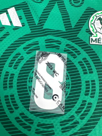 2026 MEXICO OFFICIAL NAME/NUMBER SET FIDALGO 8
