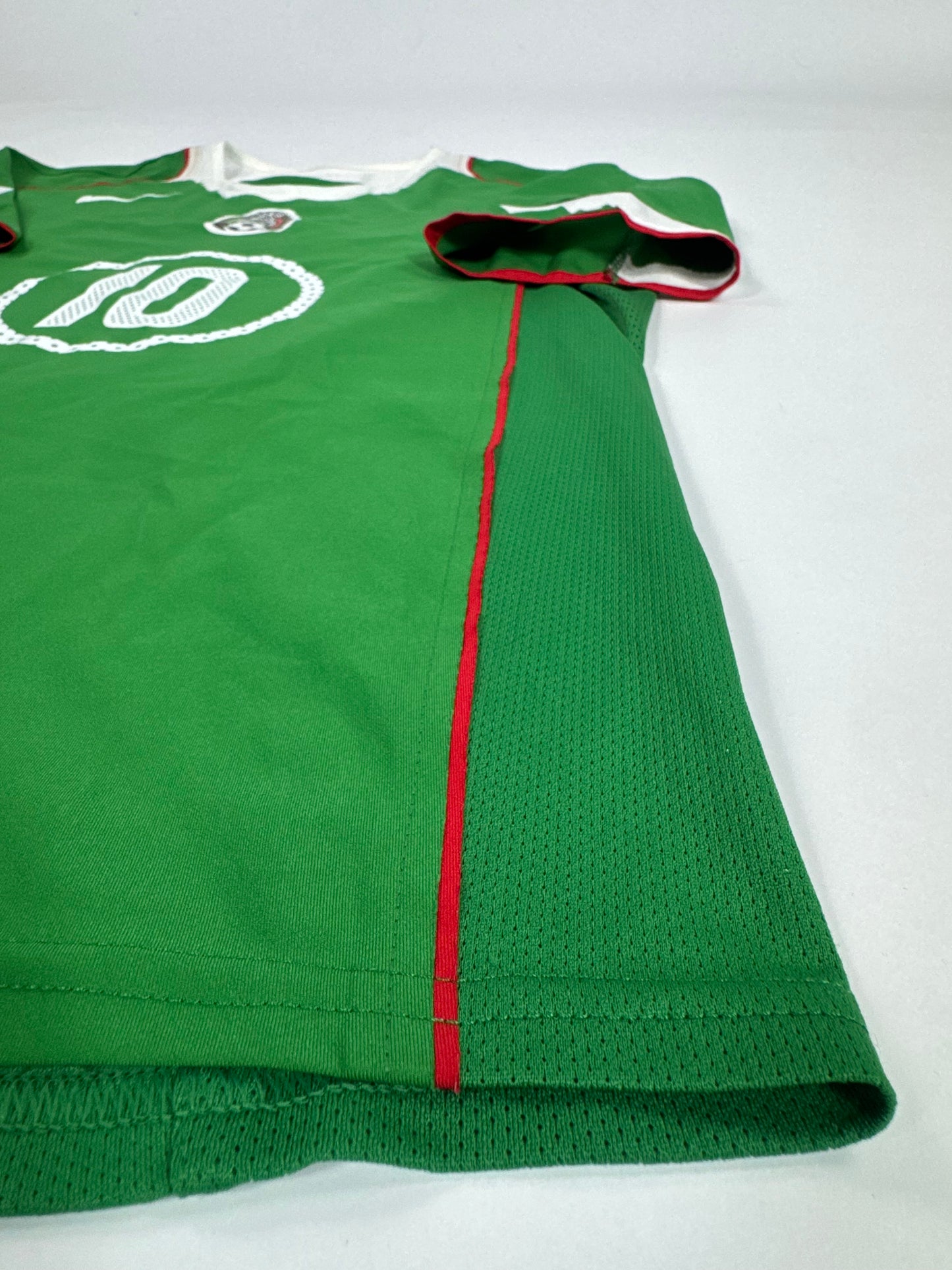 2004/05 NIKE T90 MEXICO HOME JERSEY CUAUHTEMOC BLANCO 10 PLAYER ISSUE UTILERIA (M)