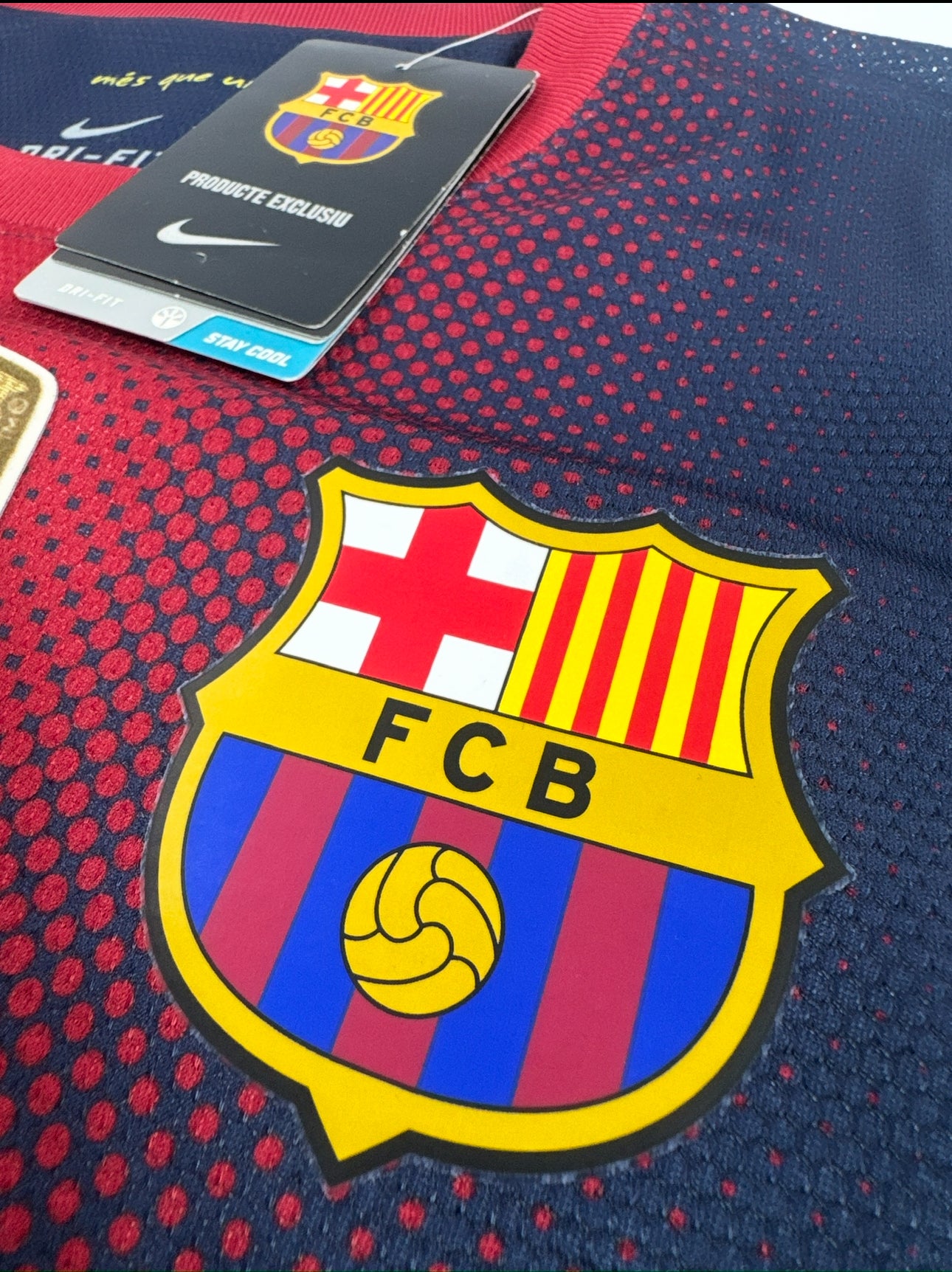 2012/13 NIKE FC BARCELONA JERSEY NEW WITH TAGS PLAYER VERSION-(L)
