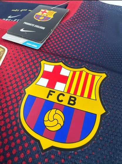 2012/13 NIKE FC BARCELONA JERSEY NEW WITH TAGS PLAYER VERSION-(L)