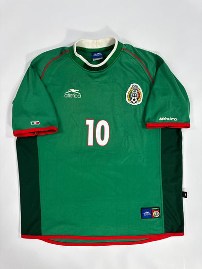 2001 ATLETICA MEXICO HOME JERSEY CUAUHTEMOC BLANCO 10 (XL