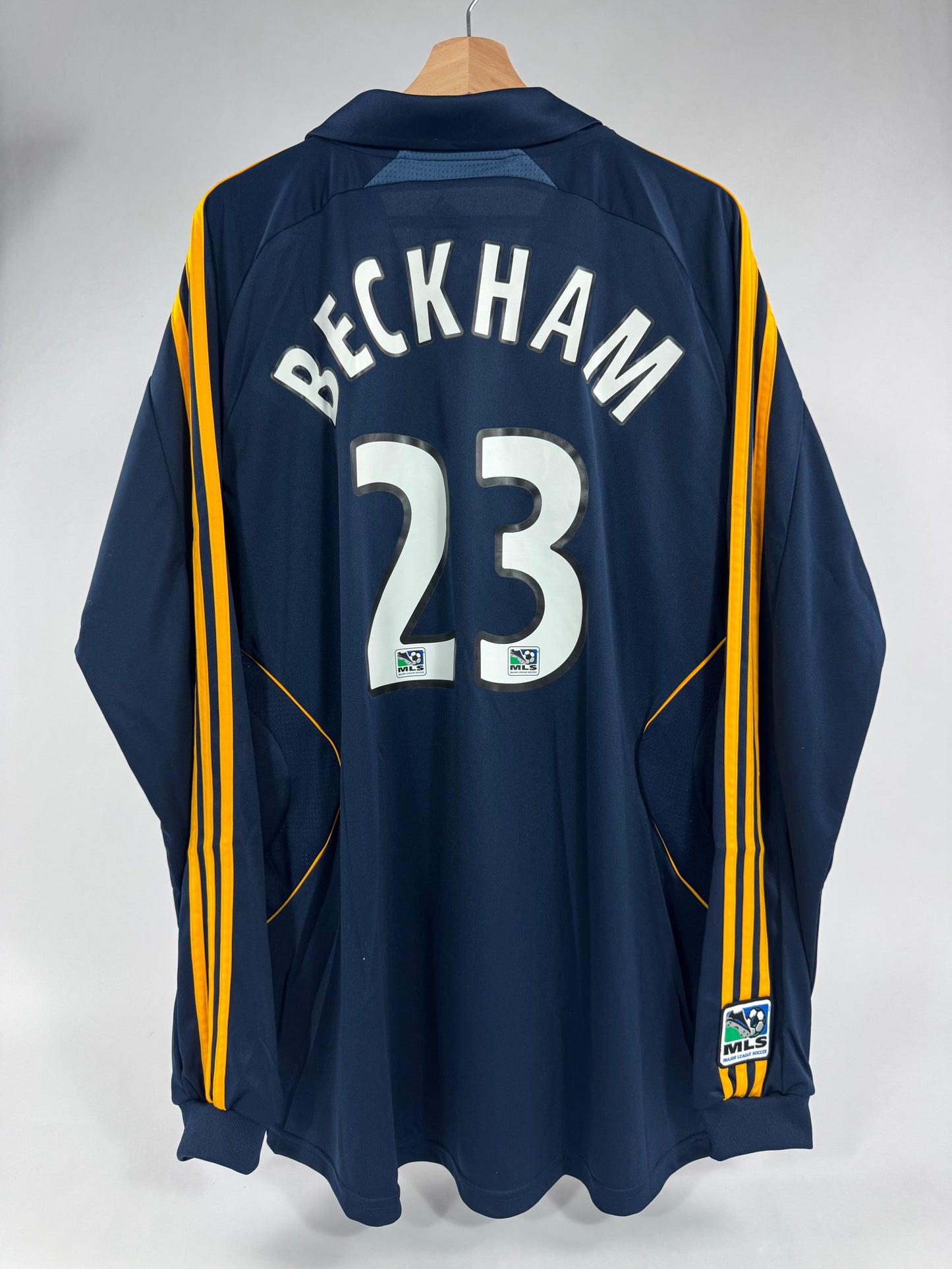 2007/08 ADIDAS LA GALAXY AWAY JERSEY NEW WITH TAGS BECKHAM 23-(XL)