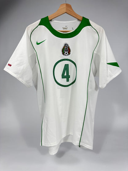 2004/05 NIKE T90 MEXICO AWAY JERSEY MARQUEZ 4 (M)