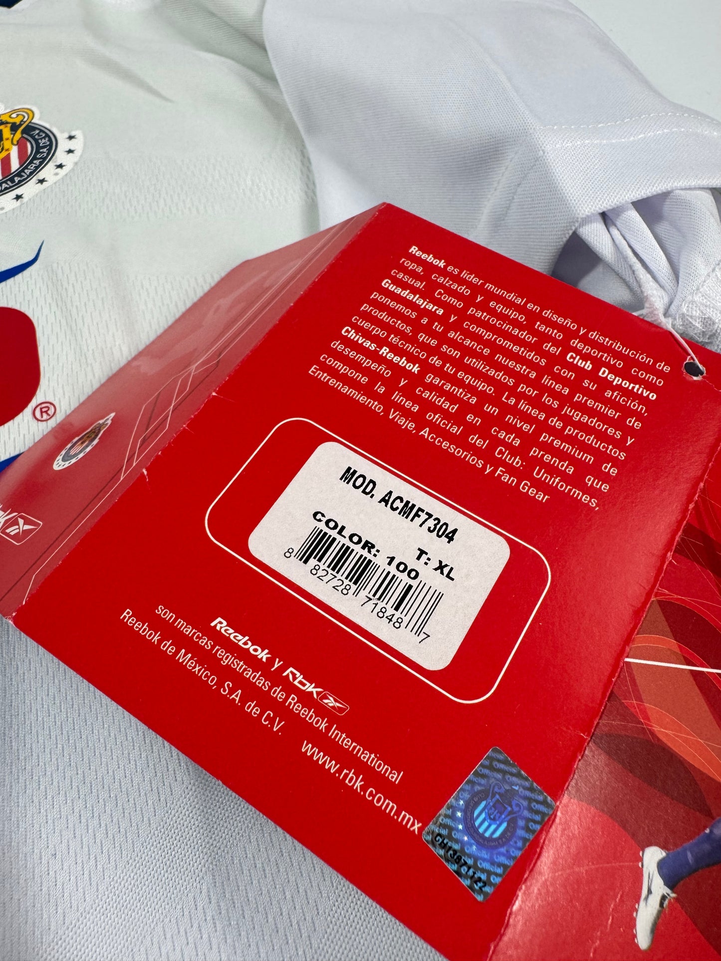 2007 REEBOK Chivas Away Jersey NEW WITH TAGS (XL)