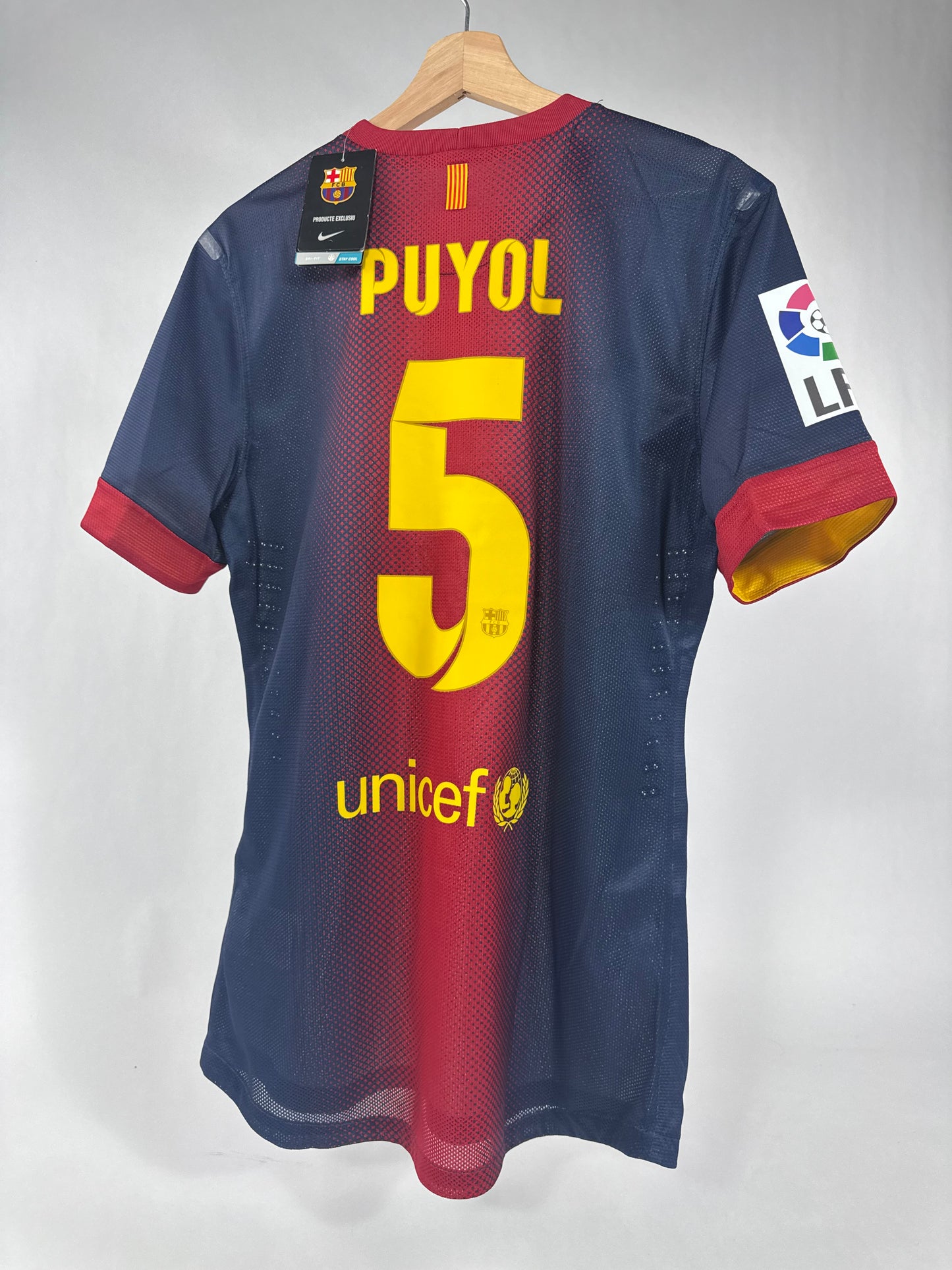 2012/13 NIKE FC BARCELONA JERSEY NEW WITH TAGS PLAYER VERSION-(L)