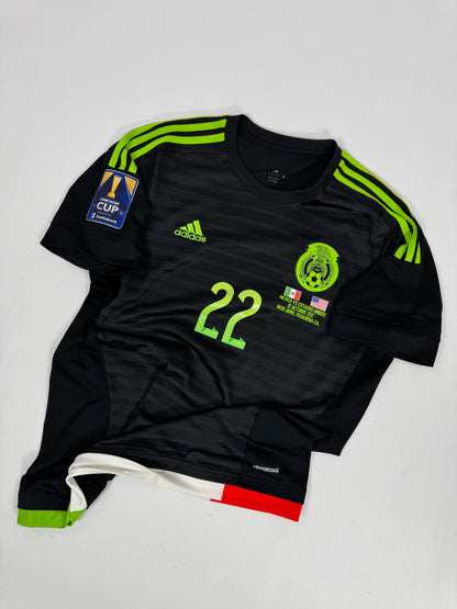 2015 ADIDAS MEXICO HOME JERSEY PAUL AGUILAR 22 (L)