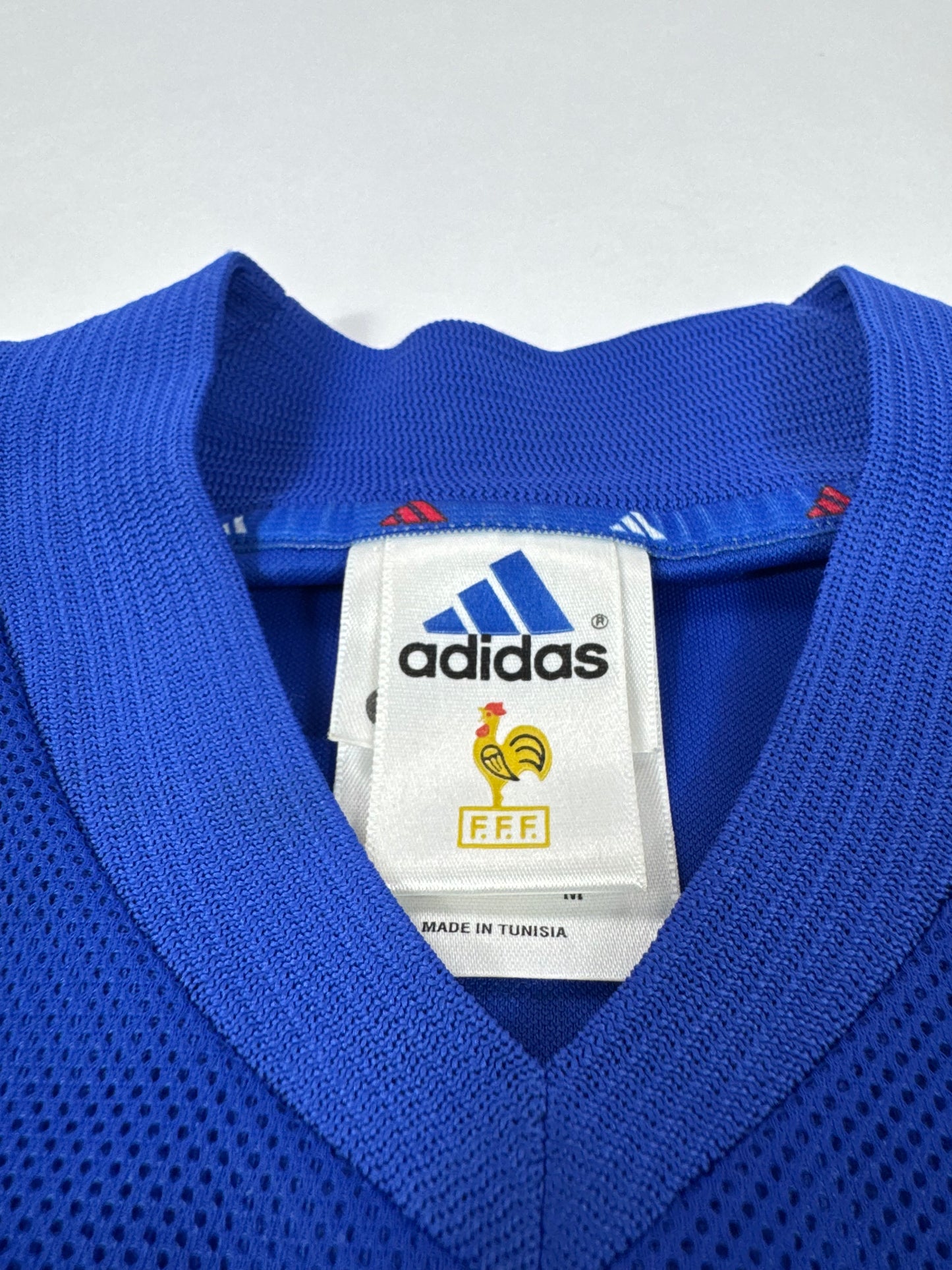 2002 ADIDAS FRANCE HOME JERSEY ZIDANE 10-(M)