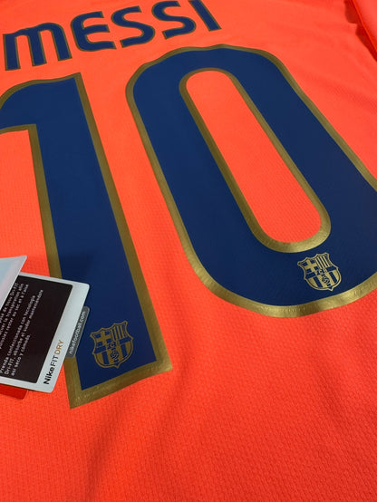 2009/10 NIKE FC BARCELONA AWAY JERSEY MESSI 10 NEW WITH TAGS-(2XL)