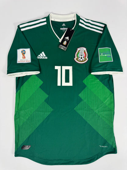 2018 ADIDAS MEXICO HOME JERSEY GIO DOS SANTOS 10 NEW WITH TAGS (L)  PLAYER VERSION