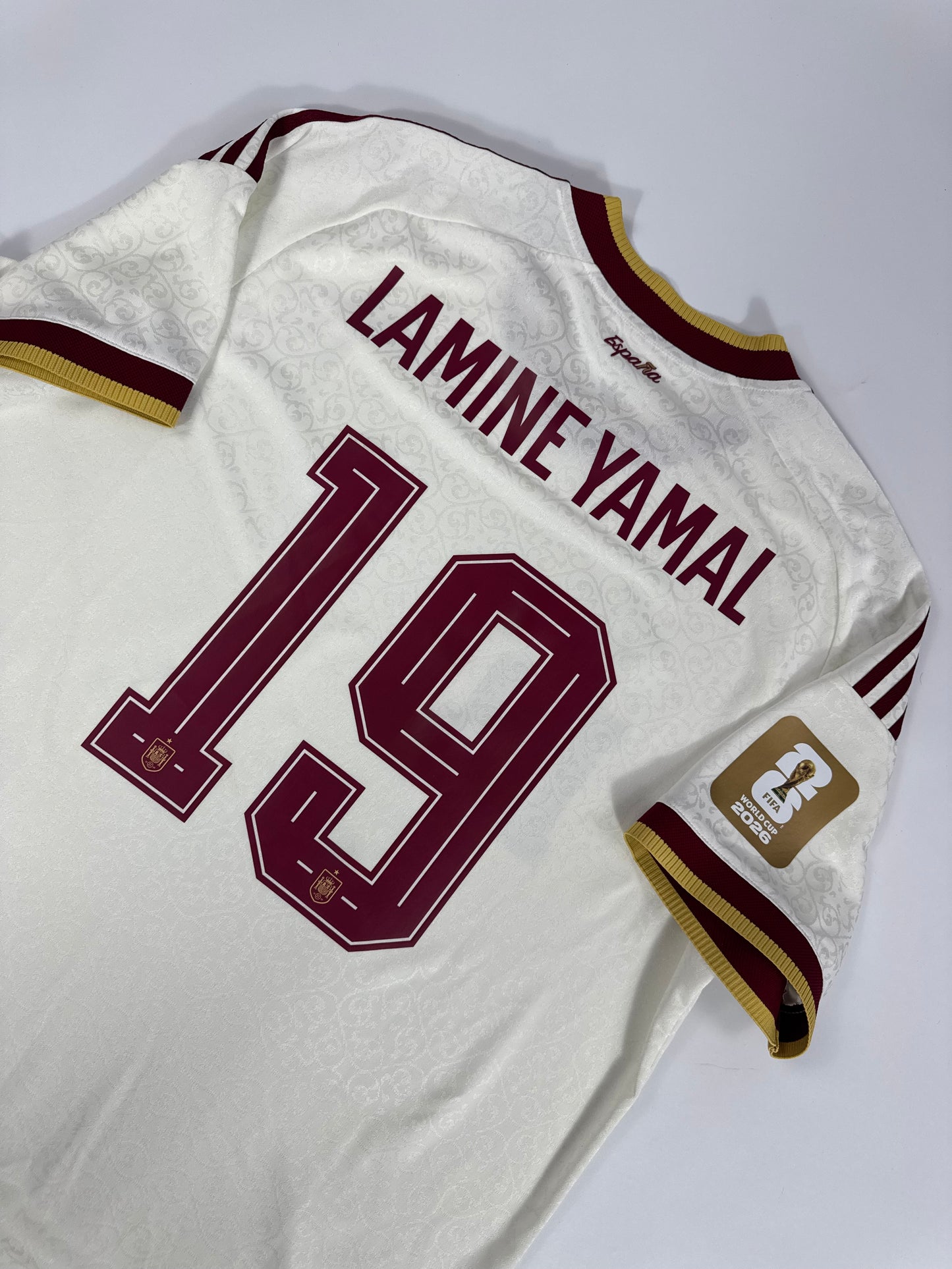 2026 ADIDAS SPAIN AWAY JERSEY LAMINE YAMAL 19 AUTHENTIC PLAYER VERSION (XL)