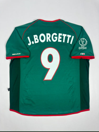 2002 ATLETICA MEXICO HOME JERSEY-BORGETTI 9(M)