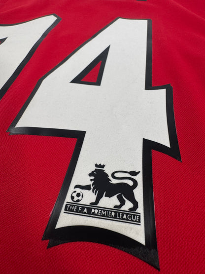 2000 NIKE ARSENAL HOME JERSEY LONG SLEEVE HENRY 14 (XL)