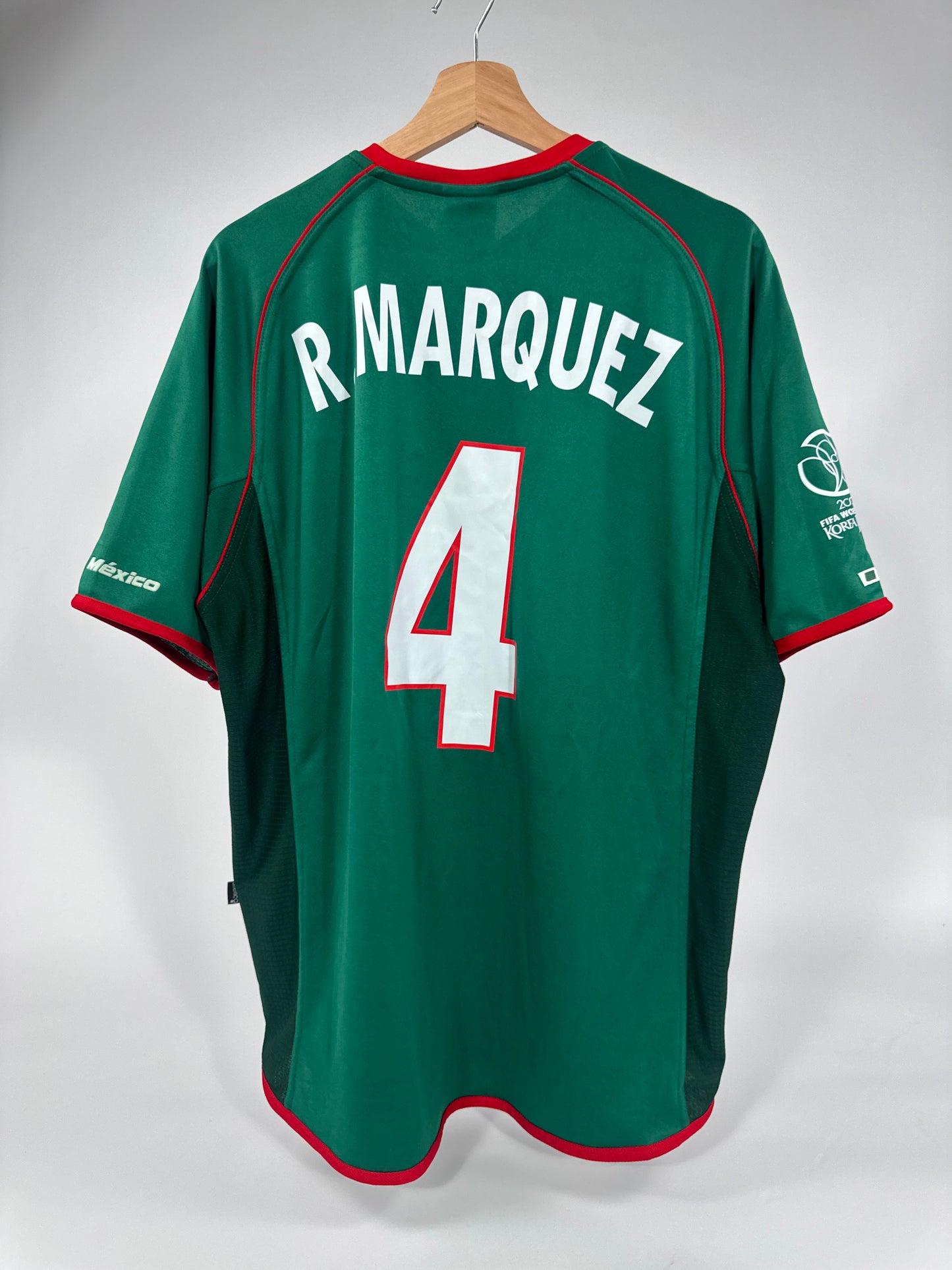 2002 ATLETICA MEXICO HOME JERSEY MARQUEZ 4 (XL)