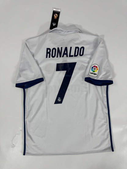 16/17 REAL MADRID HOME JERSEY CRISTIANO RONALDO 7(L) NEW WITH TAGS