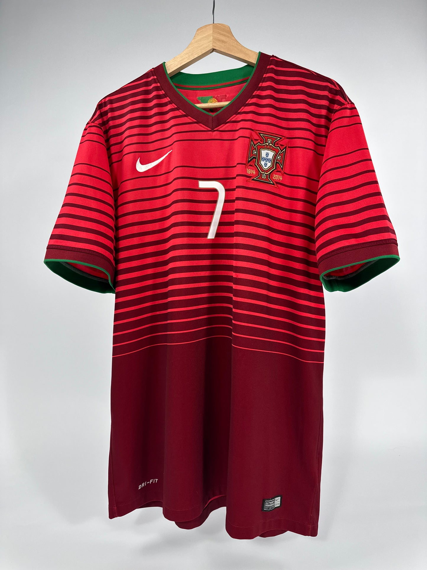 2014 NIKE PORTUGAL HOME JERSEY CRISTIANO RONALDO 7 (XL)