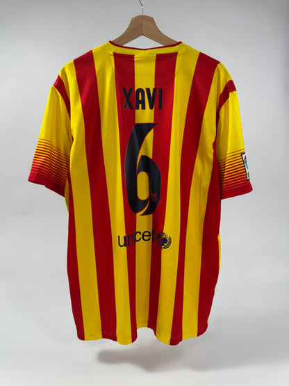 2013/14 NIKE FC BARCELONA AWAY JERSEY XAVI HERNANDEZ 6 (XL)