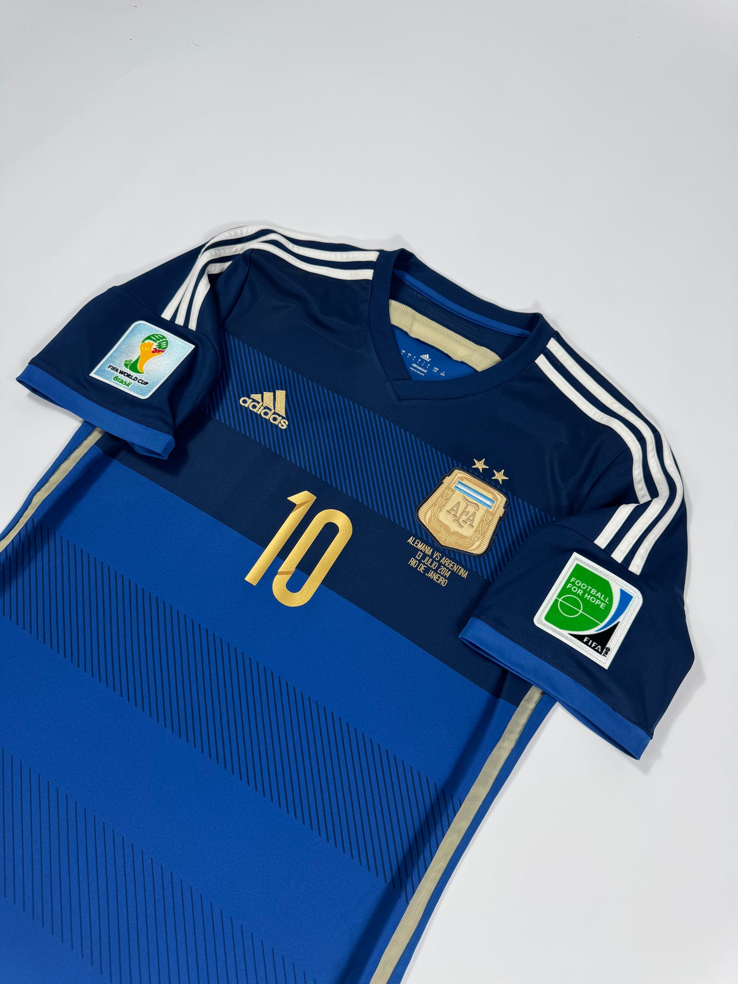 2014 ADIDAS ARGENTINA AWAY JEREY WORLD CUP FINAL (L)