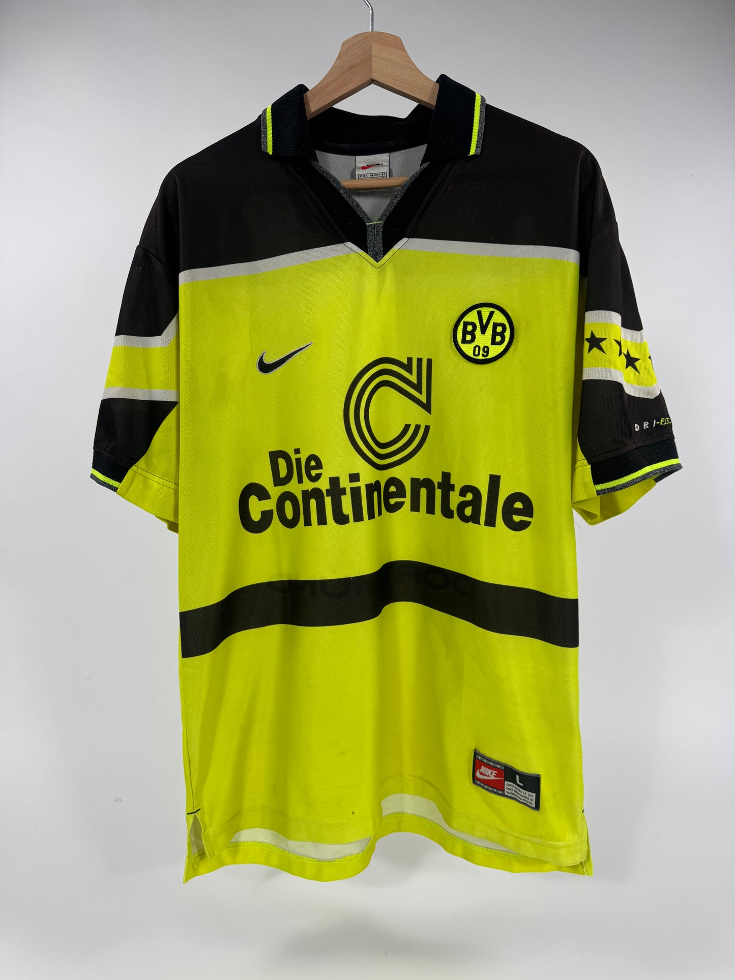 97/98 BORUSSIA DORTMUND HOME JERSEY (L)