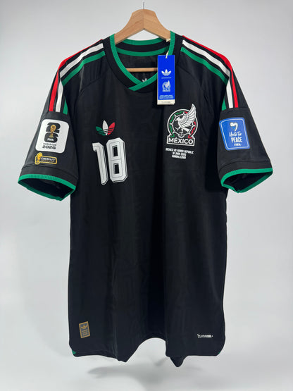 2026 ADIDAS MEXICO THIRD JERSEY AUTHENTIC PLAYER VERSION OBED VARGAS 18 (XL) NEW WITH TAGS
