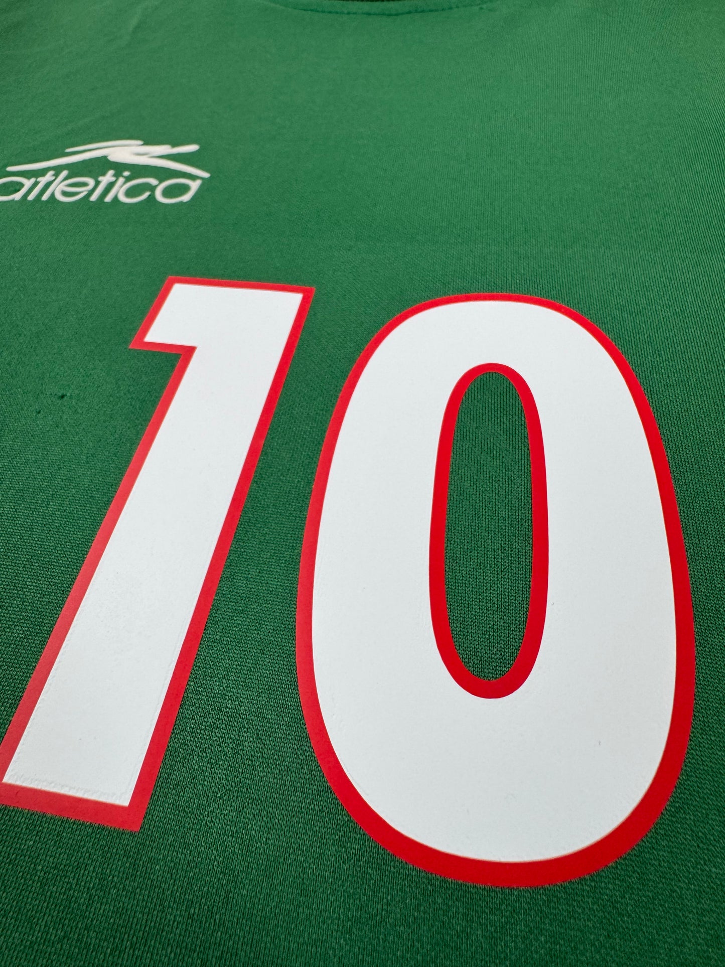 2001 ATLETICA MEXICO HOME JERSEY CUAUHTÉMOC BLANCO 10 (XXL)