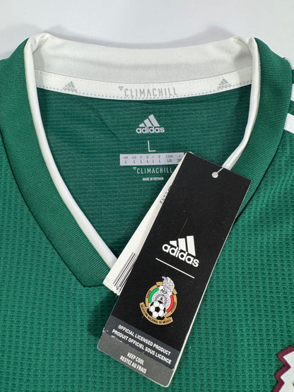 2018 ADIDAS MEXICO HOME JERSEY GIO DOS SANTOS 10 NEW WITH TAGS (L)  PLAYER VERSION